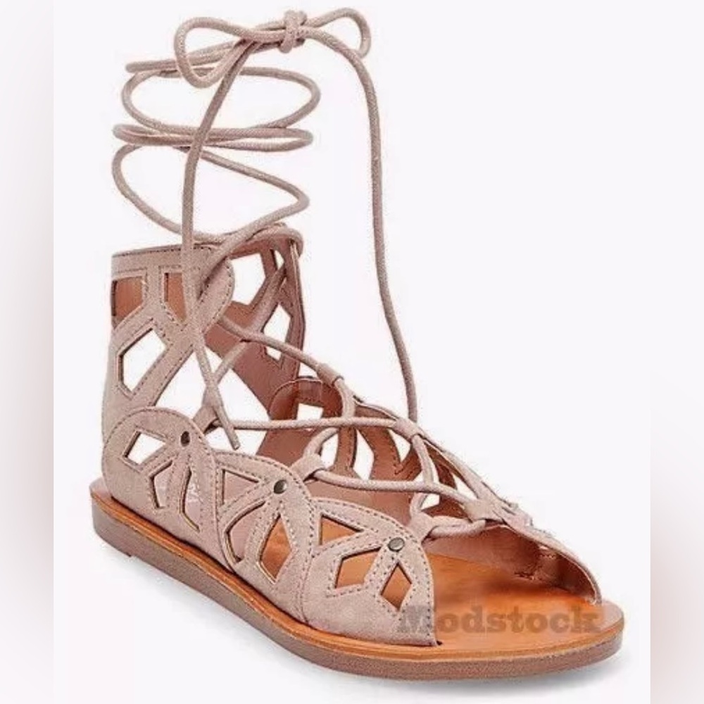 Womens Mossimo Supply Co. Nadine Lace Ghillie Sandals, Size 8